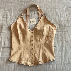 Free People Nude Top